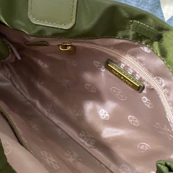 Tory Burch Dark Green Nylon Women's Handbag - Picture 5 of 12